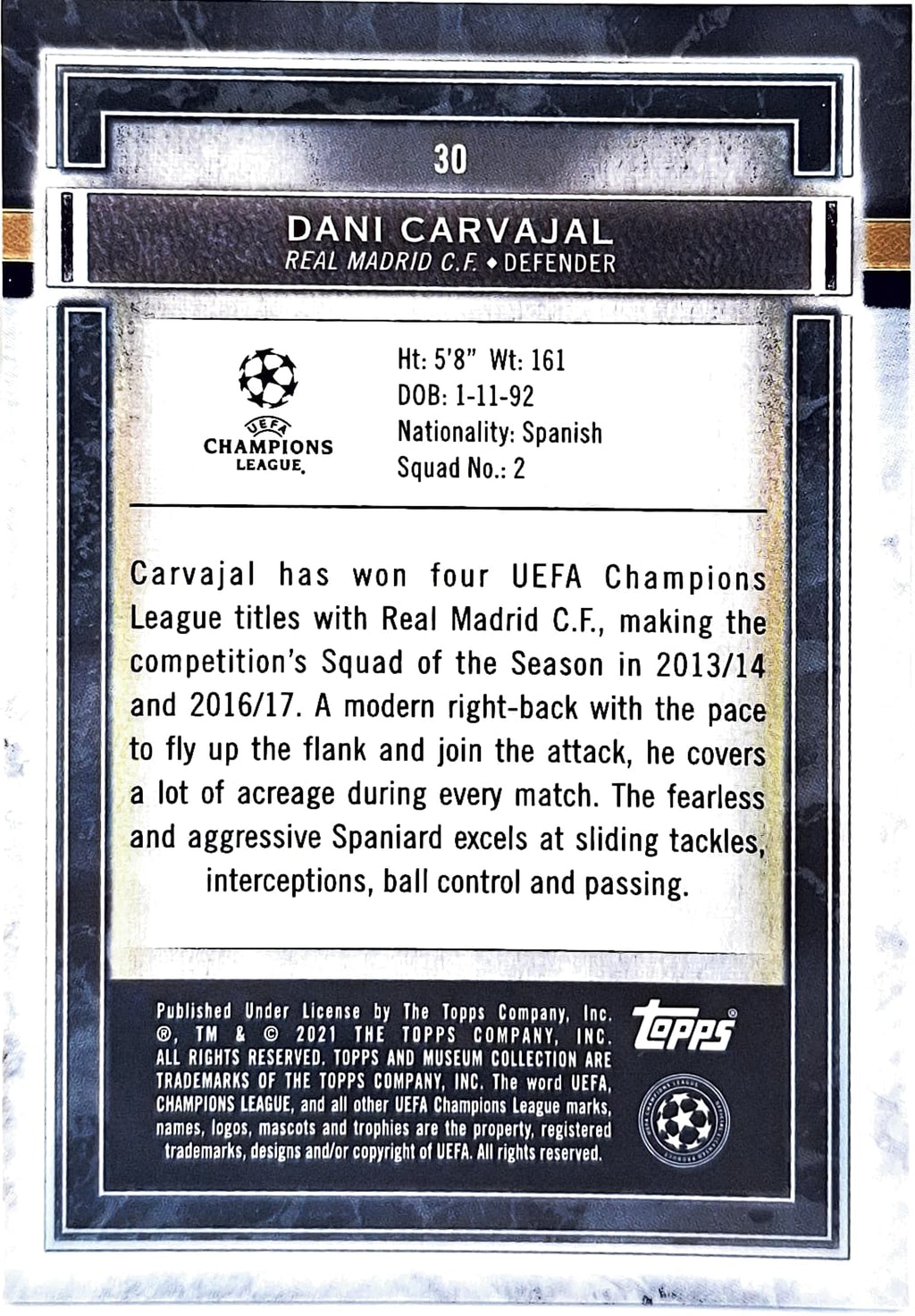 Dani Carvajal 32/99