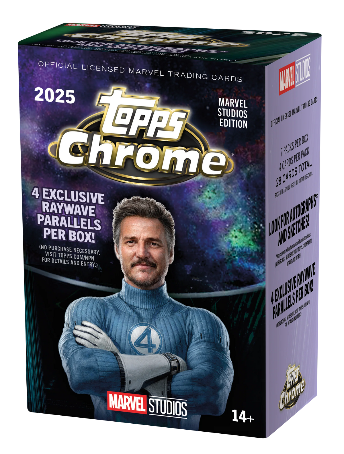 Topps Chrome Marvel Studios 2025 Value Box